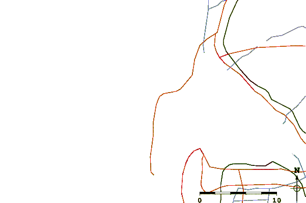 Carreteras y ríos cerca de Le Petit Train