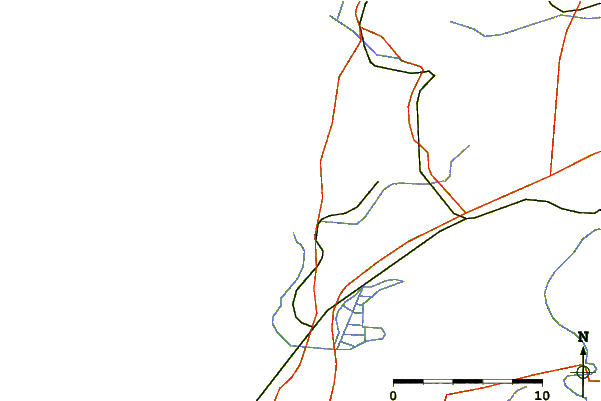 Carreteras y ríos cerca de Hossegor - Les Culs Nuls