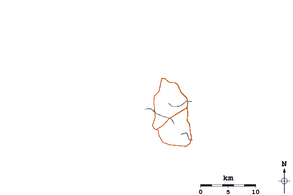 Carreteras y ríos cerca de Lime Squash