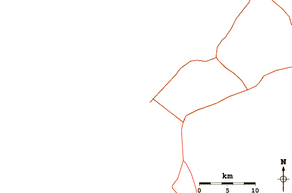 Carreteras y ríos cerca de Makalawena