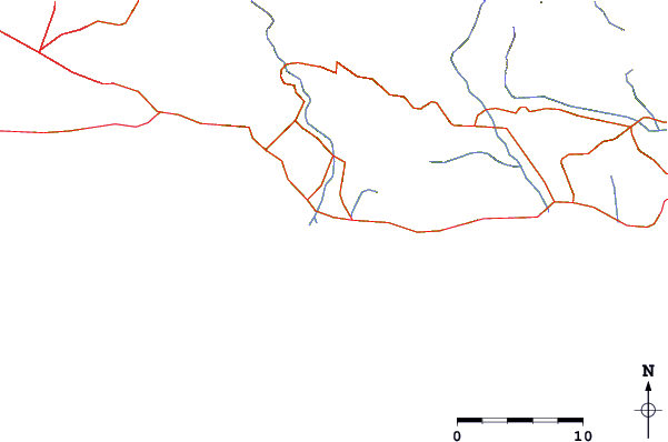 Carreteras y ríos cerca de Makka