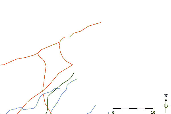 Carreteras y ríos cerca de Mallorca - Malpas