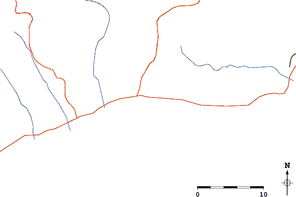 Carreteras y ríos cerca de Marbella - Playa del Cable