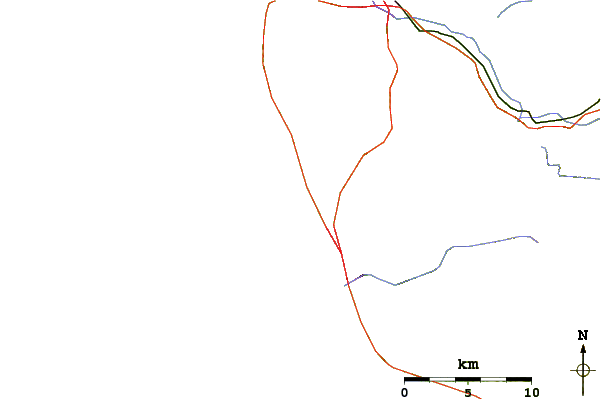 Carreteras y ríos cerca de Marisol