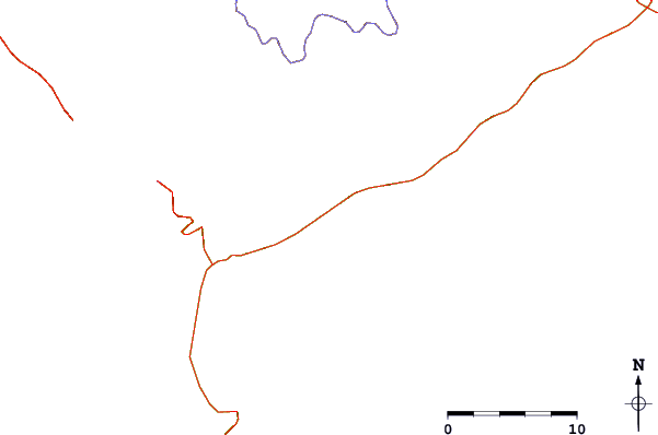 Carreteras y ríos cerca de Massaguacu