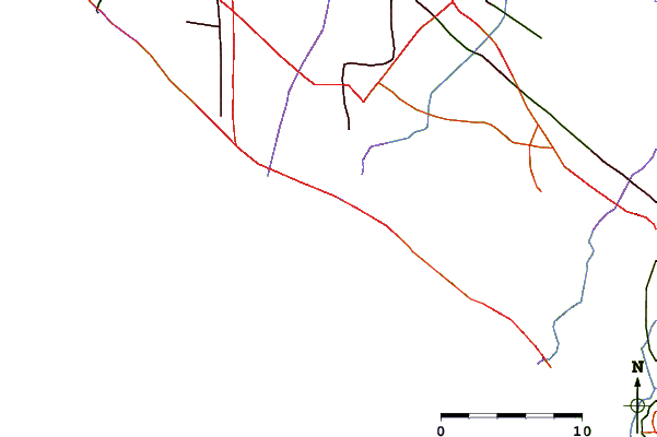 Carreteras y ríos cerca de Middles