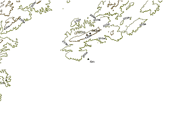 Costa alrededor de Midshore Bay