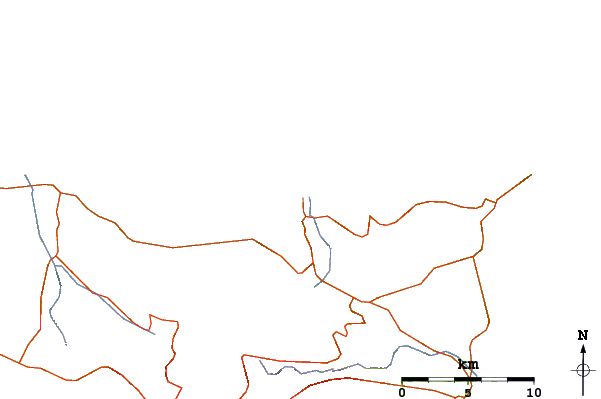 Carreteras y ríos cerca de Milatos Right