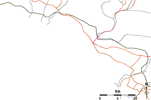 Carreteras y ríos cerca de Morgan Street (North Mole)