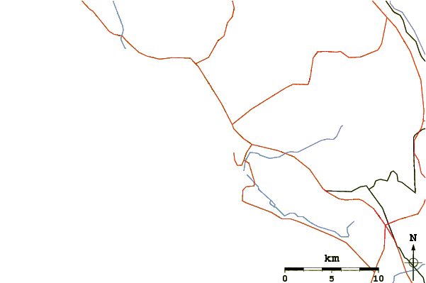 Carreteras y ríos cerca de Morro Bay