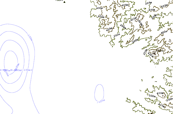 Costa alrededor de Morro Negrito