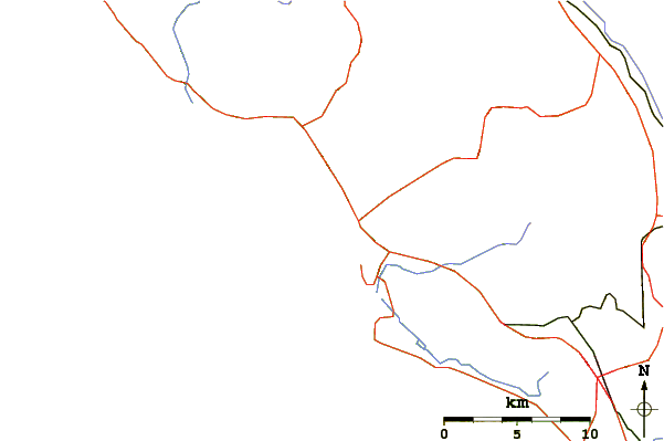 Carreteras y ríos cerca de Morro Rock