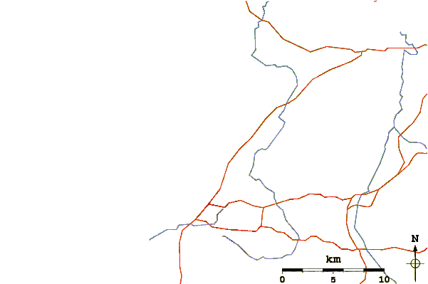 Carreteras y ríos cerca de Mount Cameron