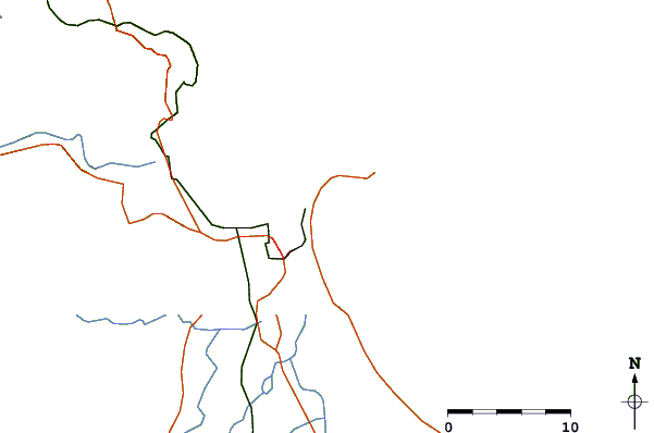 Carreteras y ríos cerca de My Khe / Da Nang