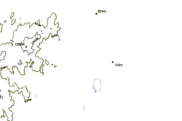 Costa alrededor de Naufragados