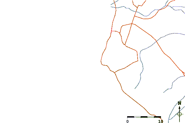 Carreteras y ríos cerca de Negritos