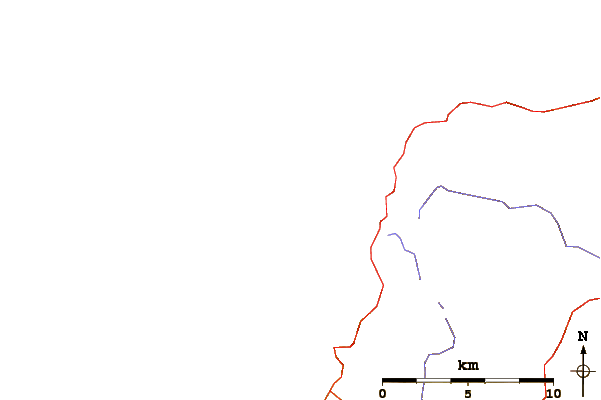 Carreteras y ríos cerca de Noahs Right