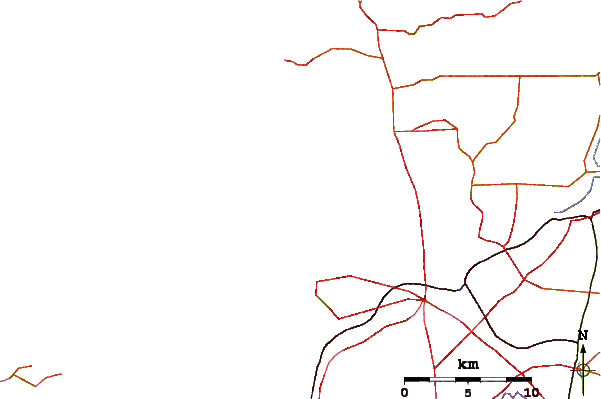 Carreteras y ríos cerca de Observation City