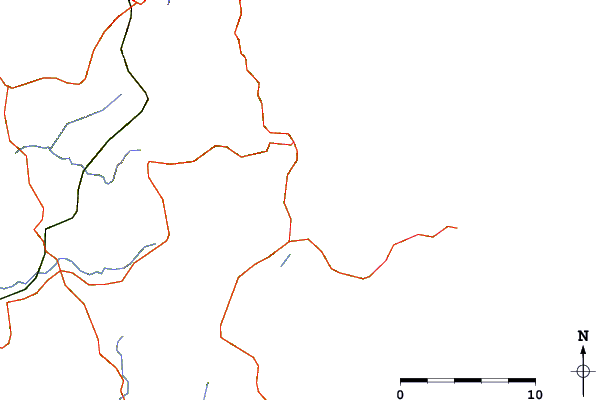 Carreteras y ríos cerca de Orewa Beach