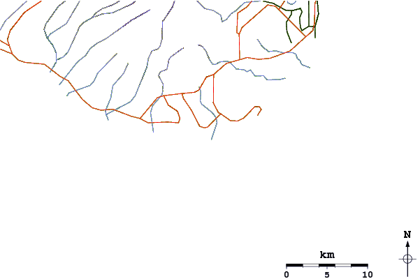 Carreteras y ríos cerca de PKs