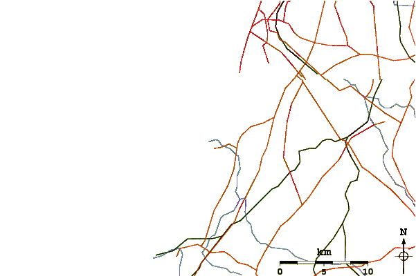 Carreteras y ríos cerca de Palmachim - Htzinorot