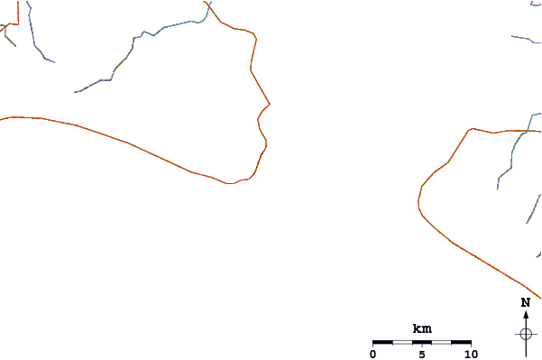 Carreteras y ríos cerca de Pan Dulce