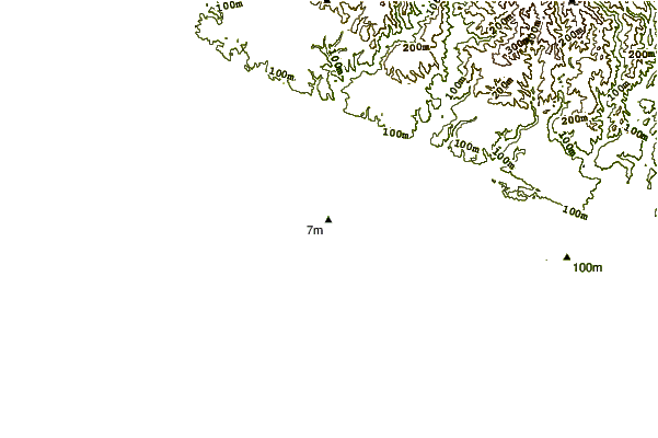 Costa alrededor de Patea River Mouth