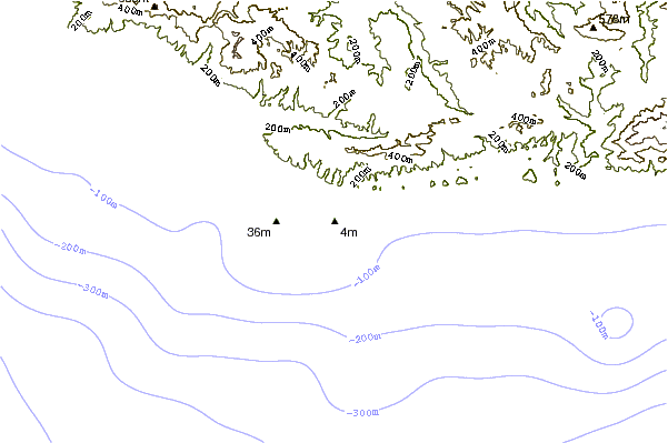 Costa alrededor de Perkos