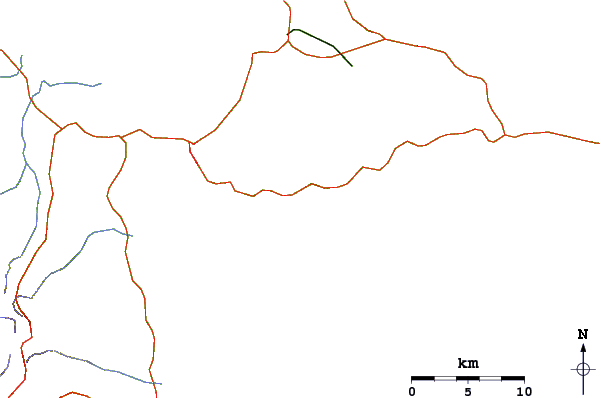 Carreteras y ríos cerca de Petit Havre