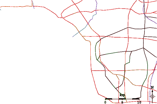 Carreteras y ríos cerca de Pipe