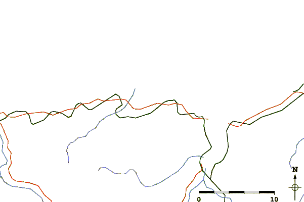 Carreteras y ríos cerca de Concha de Artedo