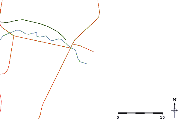 Carreteras y ríos cerca de Playa Union