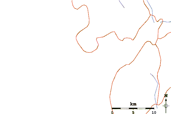 Carreteras y rÃos cerca de Louro (Playa Area Maior)