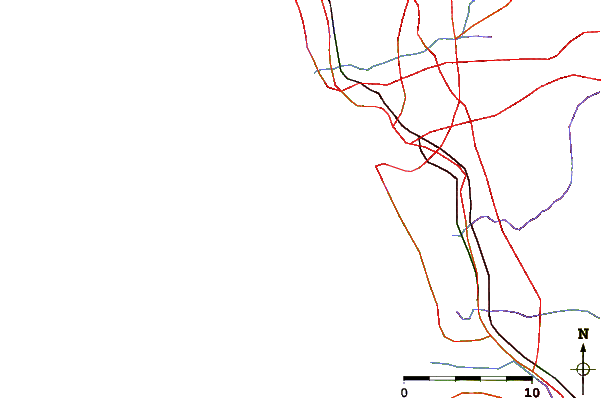 Carreteras y ríos cerca de Point Loma