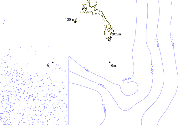 Costa alrededor de Ponta Preta
