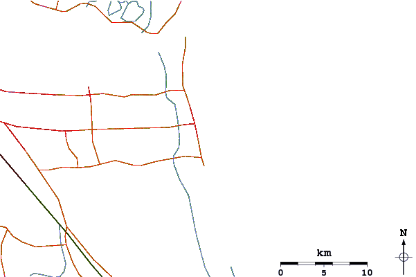 Carreteras y ríos cerca de Ponte Vedra