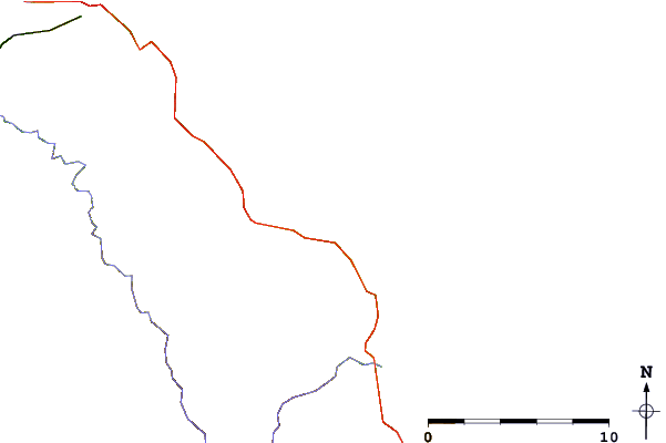 Carreteras y ríos cerca de Port Goret Treveneuc