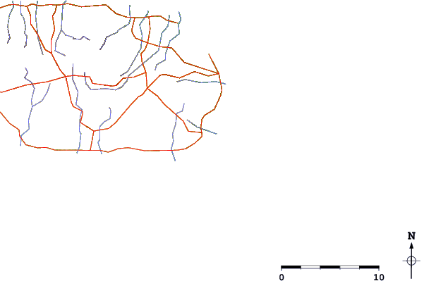 Carreteras y ríos cerca de Terceira - Porto Novo
