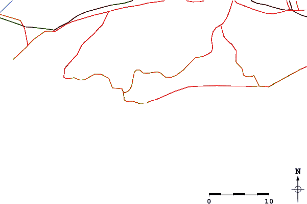 Carreteras y ríos cerca de Praia da Macumba