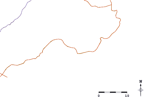 Carreteras y ríos cerca de Praia da Fazenda