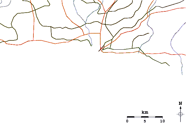Carreteras y ríos cerca de Presidente