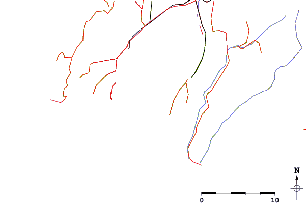 Carreteras y ríos cerca de Propellers