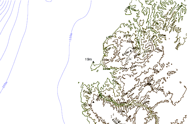 Costa alrededor de Puertecillo