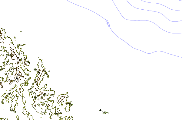 Costa alrededor de Punta Paraiso