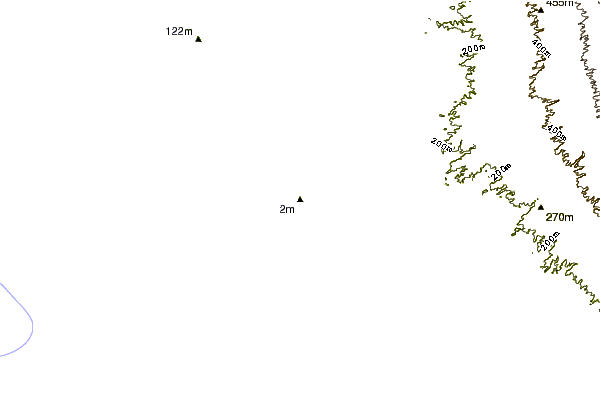 Costa alrededor de Punta San Diego