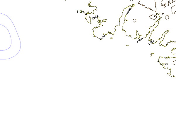 Costa alrededor de Punta Santo Domingo