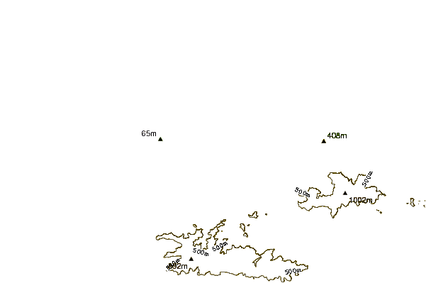 Costa alrededor de Punta de Guiria