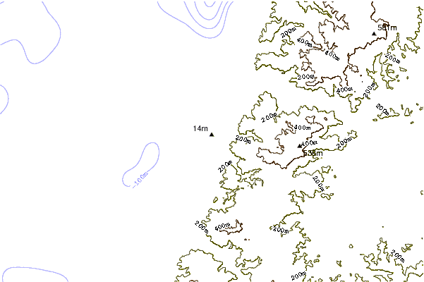 Costa alrededor de Purema