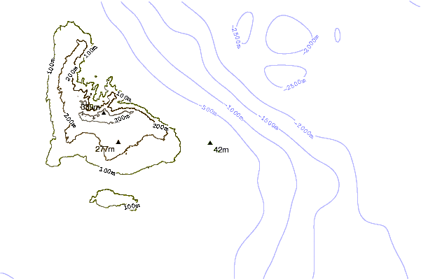 Costa alrededor de Ragged Point