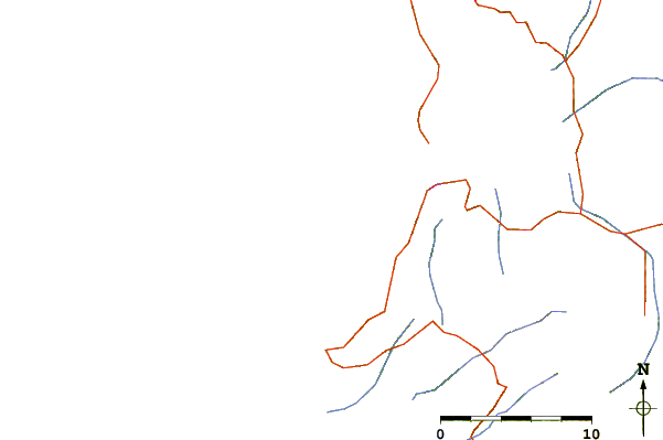 Carreteras y ríos cerca de Raglan-Indicators